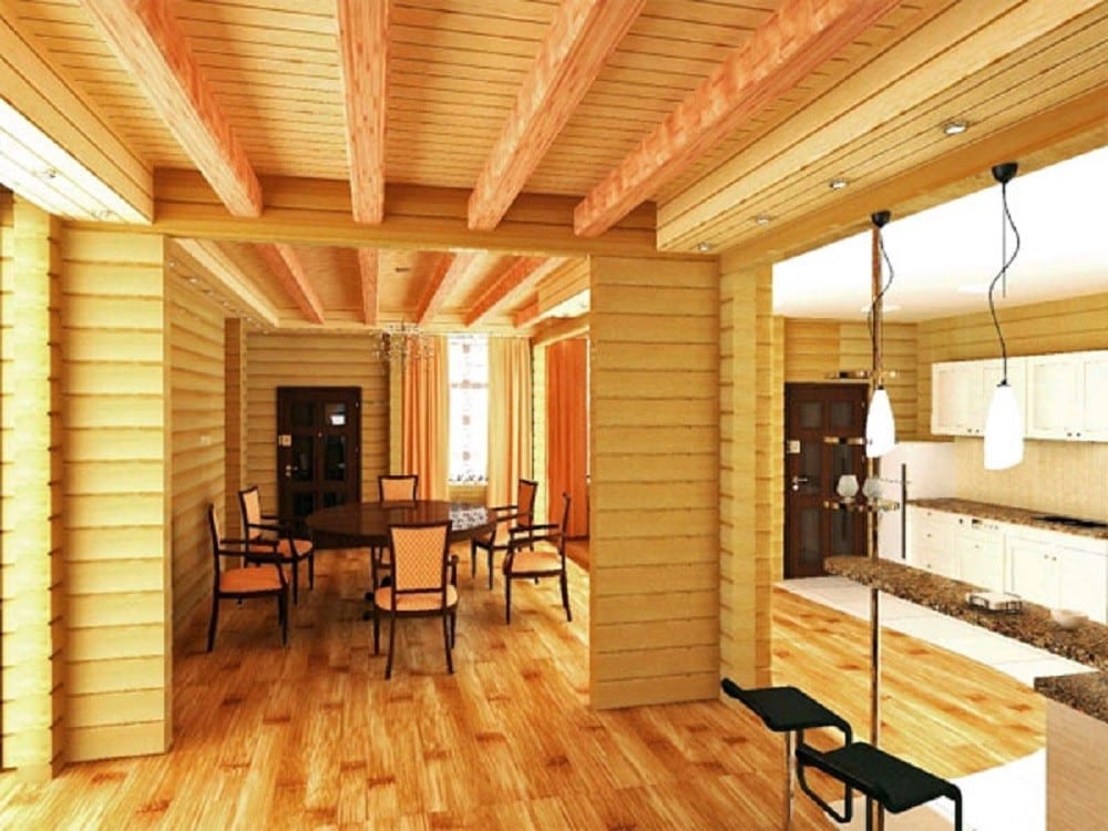 Интерьер дома из бруса: фото лучших вариантов дизайна всех комнат | tdksovremennik.ru
